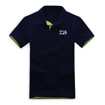 2018 Naujas Prekės ženklas Daiwa Žvejybos marškinėliai Greitai-džiovinimo Kvėpuojantis Žvejybos Drabužių Anti-uv saulės trumpomis Rankovėmis Žvejybai Dawa 