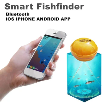 2018 Telefono Fishfinder Belaidžio Sonar Fish Finder Gylis Jūros, Ežero Žuvų Aptikti 