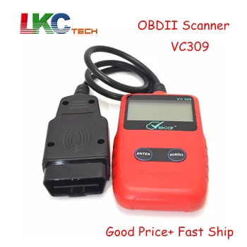2019 A+Kokybės Viecar VC309 OBD2 Kodo skaitytuvas Dirbti Su Visų reikalavimų Transporto priemonių OBD2 Diagnostinis įrankis, Viecar Kodas Skaitytojas