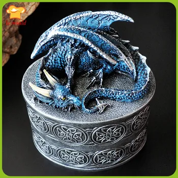 2019 karšto pardavimo didelis drakonas formos silikono formos žvakė muilo pelėsių fantasy stiliaus dragon įrankiai