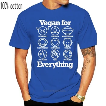 2019 Mados Vyrų marškinėliai Vegan Viskas Marškinėliai Cool Veganų Dovana Marškinėliai