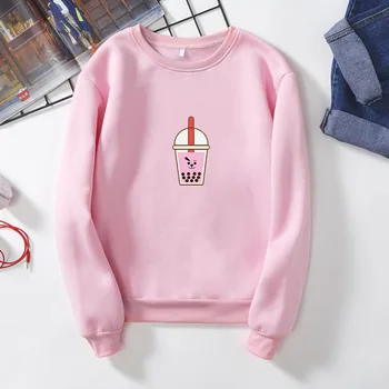 2019 nauja palaidinukė Korėja K-POP Harajuku moterų geriausiai parduodamų plius aksomo apvalios kaklo megztinis gražus sporto marškinėliai XL streetwe