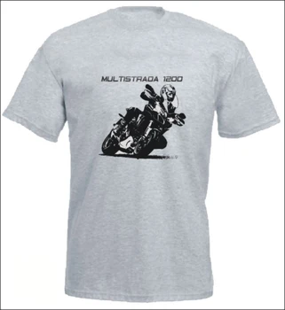 2019 Naujas Vyrų Marškinėliai Multistrada 1200 T-Shirt Motociklo Marškinėliai Jojimo Gerbėjai Spausdinti Tee Marškinėliai Megztinis