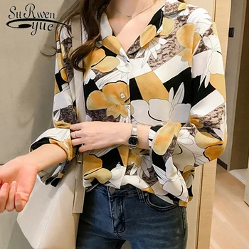2019 plius dydis M-4XL moteris palaidinės Mados moterų palaidinė marškinėliai spausdinimo palaidinė ilgomis rankovėmis marškinėliai moterims moteriškas blusas 1176 40
