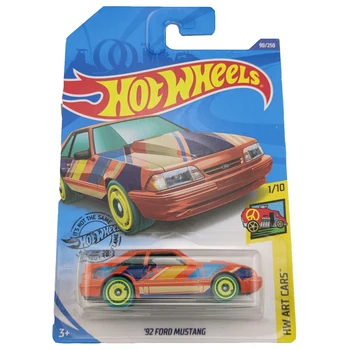 2020-90 Karšto Ratų 1:64 Automobilio 92 FORD MUSTANG Metalo Diecast Modelio Automobilių Vaikams, Žaislų, Dovanų