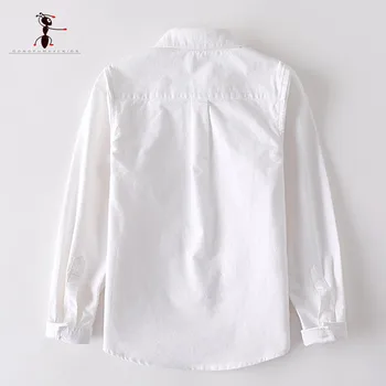 2020 m. Originalus Dizainas Pavasario Medvilnės Berniukų Marškiniai Mėlyna Balta Mokyklos Marškiniai, Uniformos 3T-12T Didelis Vaikų Marškinėliai 3888