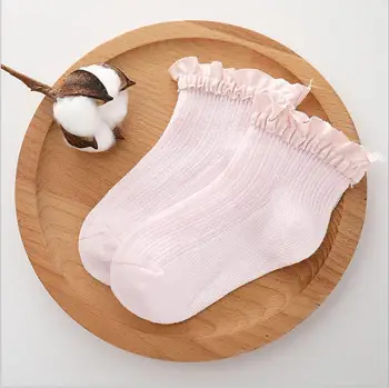 2020 m. pavasarį naują vaikai kojinės saldus medvilnės kojinės nėrinių laukinių lieknas mielas kojinės vaikų mergaičių kojinės 5 poros 0-10 metų kojinių