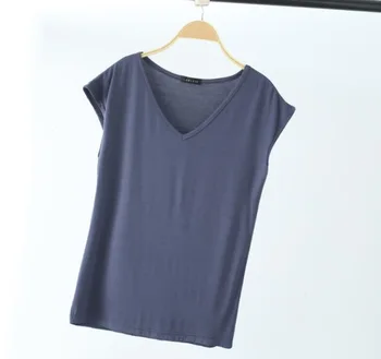2020 metų vasaros T-shirt moterims, atsitiktinis marškinėliai trumpomis rankovėmis vientisos spalvos manekenas viršuje drabužiai