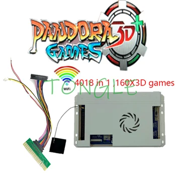 2020 Naujas 3D Pandora žaidimas 4018 į 1 langelį, WIFI Žaidimų Konsolės PCB 160PCS 3D Arcade Mašina Valdybos Paramos HDMI VGA Išėjimo Plokštė