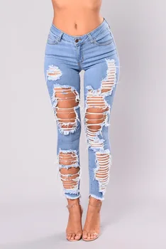 2020 Naujas Moterų vasarą kankina džinsai mados liesas ruožas džinsai gatvės hipster drabužius džinsinis pieštuko kelnes S-3XL lašas laivybos
