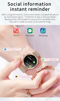 2020 SANLEPUS Stilingas Moterų Smart Žiūrėti Prabanga Vandeniui Laikrodis Nerūdijančio Plieno Atsitiktinis Merginos Smartwatch 