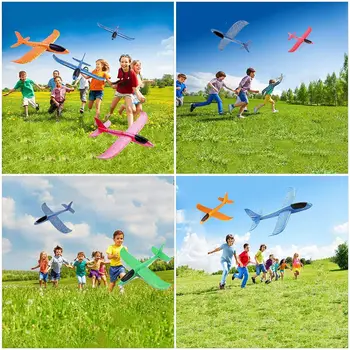 2020Hand Mesti Plaukioja Sklandytuvas Lėktuvų Žaislai Vaikams Putų Lėktuvo Modelio Šalis Maišelį Užpildų Plaukioja Sklandytuvas Plokštumos Žaislai Žaidimas #40