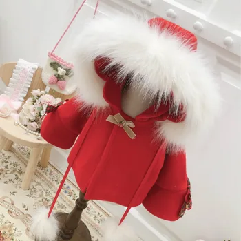2020winter Naują Kalėdų Aksomo Plus-storas Princesė Dress Pilnas Animacinių filmų Modelis Lolita Negabaritinių Suknelė, Vaikams, Suknelės Mergaitėms