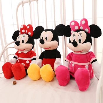 20cm Disney Mickey Mouse pliušiniai Žaislai Animacinių filmų Minnie Įdaryti Lėlės Anime Pliušinis Lėlės Žaislas Pakabukas Žaislas Geriausia Pardavimo Vaikas, Gimtadienio Dovana