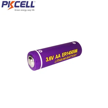 20PCS PKCELL AA ER14505M 3.6 V 1800MAH Ličio baterija Baterijos Li-SOCl2 (Maitinimo Tipo) 14*50.5 Aukštos impulsinė srovė