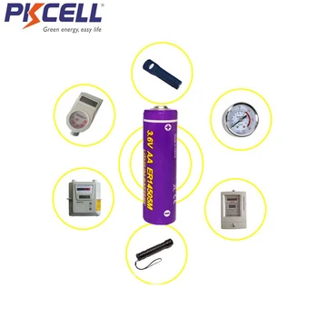 20PCS PKCELL AA ER14505M 3.6 V 1800MAH Ličio baterija Baterijos Li-SOCl2 (Maitinimo Tipo) 14*50.5 Aukštos impulsinė srovė
