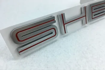 20X 3D Juoda ABS SHELBY logotipą, galiniai kamieno Emblema priekyje Ženklelis Lipdukas automobilio stilius super snake 