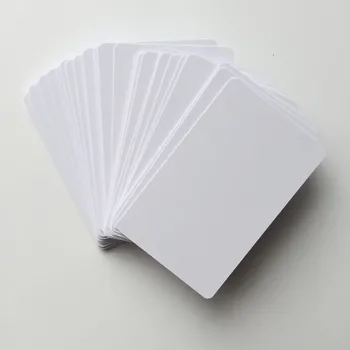 230pcs Tuščias baltas rašalinis spausdinimui kreditinės kortelės dydžio pvc kortelė su matiniu paviršiumi spauda 