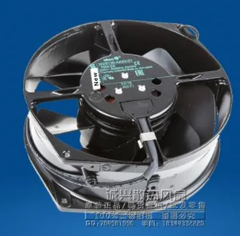 230V 15055 W2S130-AA03-01 metalo aukštai temperatūrai atsparus ventiliatorius 7855ES ašinio srauto ventiliatorius