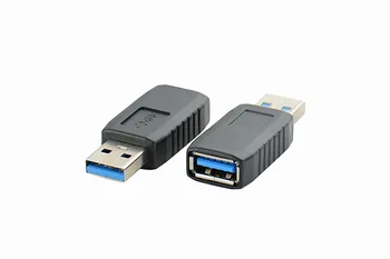 2vnt Didelės Spartos USB 3.0 Vyrų ir Moterų Jungtis A Tipo Extender Ryšio Adapteris