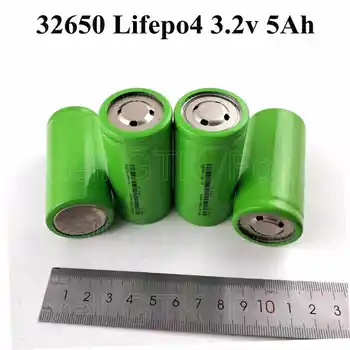 2vnt GTK 3.2 V 32650 lifepo4 baterija 5000mah 3.2 v 5Ah lifepo4 5C iškrovimo įkrovimo 32650 baterija atsarginio maitinimo