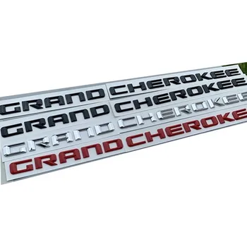 2vnt OEM jeep Grand Cherokee Priekinis Dešinėje Kairėje Durų Pusėje Emblema Lentele Logotipas Ženklelis Raidžių Lipdukas Automobilių Optikos Reikmenys