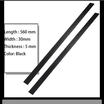 2VNT Sumaišyti Stiklo Lankas Galūnės 30mmx6mmx60cm Didelio Stiprumo Juodas/Baltas Lankas Galūnės už 40-50 svarų 