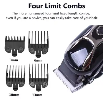 3 1. Įkrovimo Skustuvas Plaukų Žoliapjovės Įkraunamas Elektrinis Nosies Plaukų Clipper Profesinės Barzdos Skutimosi Kirpimas Pjovimo Mašina