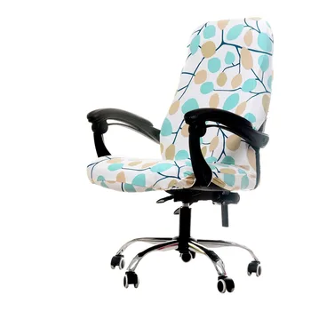 3 Dydžių Modernios Biuro Kompiuterio Kėdė Padengti Spausdinti Spandex Sėdynių Užvalkalai Už Kompiuterinis Žaidimas Kėdės Nuimamas Stretch Sėdynės Atvejais