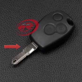 3 mygtuką, oda, rankų siuvimo, automobiliu nuotolinio valdymo mygtuką padengti padengti Renault Clio dekoracijos Megane dulkių Sandero Captur Twingo režimas