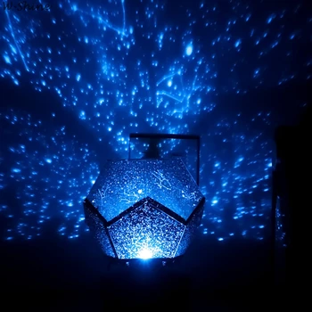 3 Spalvų Žvaigždėtas Dangus Naktį Šviesos Projektorius Pasukti Naktį Lempa Vaikams Miegamasis Žvaigždynas Projekcija Namų Planetariumas