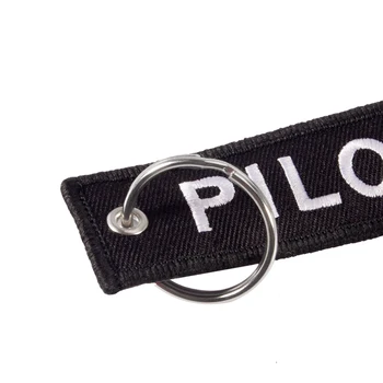 3 VNT./DAUG Keychains Papuošalai Siuvinėjimo pilotu Key Chain Aviacijos Dovanos Bagažo Žymeklis Etiketės Mados Keychains Didmeninės