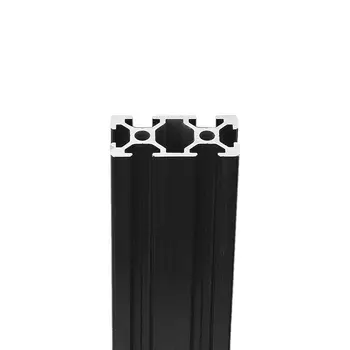 300mm Ilgio Juodas Anoduoto 2040 T-Slot Aliuminio Profilių Ekstruzijos Rėmas CNC