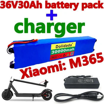 36V30Ah Motoroleris Baterija skirta Xiaomi Mijia M365 36V30000mAh Baterijos, Elektrinis Motoroleris, BMS Valdybos Xiaomi M365+Kroviklis