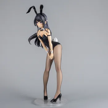 39.5 cm Seksuali Mergina Pav Anime Rascal Nėra Svajonė Bunny Mergina Senpai Sakurajima Mai PVC Veiksmų Skaičius, Anime pav Modelis Žaislas