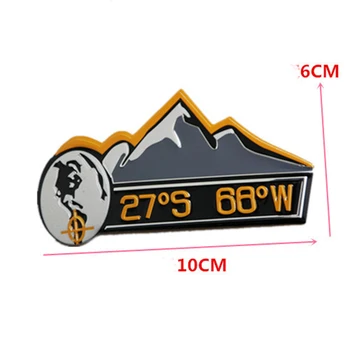 3D 4X4 Kalnų Kelių Lenktynių Automobilio Emblema Lipdukas, Skirtas Chevrolet Cruze Aveo Opel Insignia Ssangyong kyron rexton Honda Accord CRV