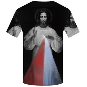 3d Marškinėlius Jėzus marškinėliai Vyrams Kryžiaus Marškinėlius Spausdinti Pax Christi Anime Drabužių, Meno Juokinga T shirts Širdies Tshirts Atsitiktinis Vyrų Drabužiai.