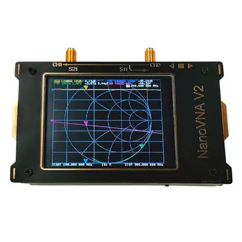 3G S-A-A-2 NanoVNA V2 Vektoriaus Tinklo Analizatorius Skaitmeninis LCD Nano VNA Testeris MF HF VHF UHF USB Logika Antenos Analizatorius Stovi Banga