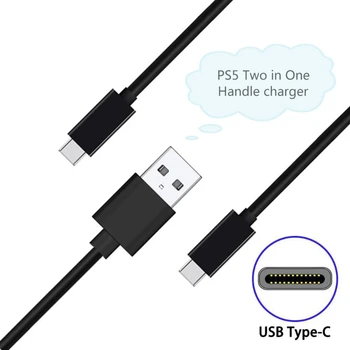 3m 2 in 1 Tipas-C USB Greito Įkrovimo Kabelį, Laidą PS5 Valdiklio Jungiklį Mobilusis Telefonas