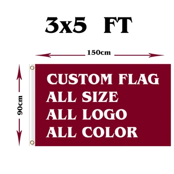 3x5ft užsakymą vėliavos dvipusės bet logotipas bet koks žodis, bet kokio stiliaus bet kokio dydžio adverting,festivalis,veikla užsakymą vėliava