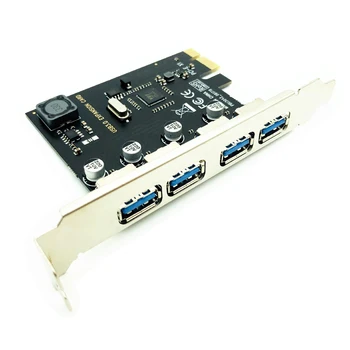 4 Port USB 3.0 PCI-E Išplėtimo Plokštę 