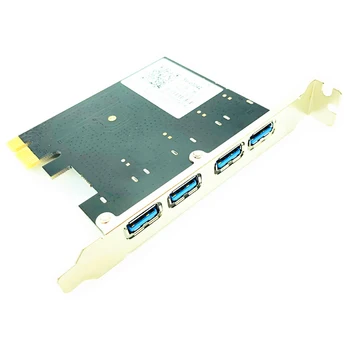 4 Port USB 3.0 PCI-E Išplėtimo Plokštę 