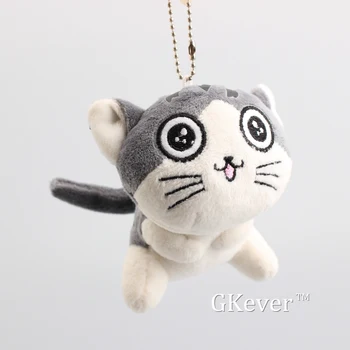 4 Vnt/set Anime Chi Katė Įdaryti Pliušinis Lėlės, Žaislai Peluche 10 CM Cute Kačių, Įdaryti Gyvūnų Žaislai 