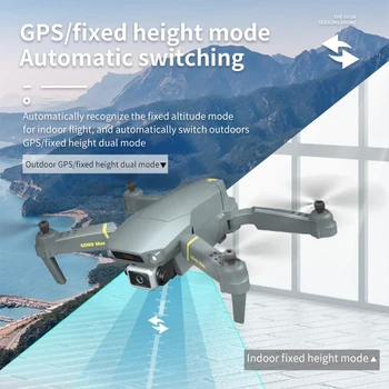 4K/6K Kamera HD GPS Quadrocopter su Reguliuojamu Gimbal EKSA MAX Drone Kliūties Aptikimo Quadcopter Mini Sekite Mane Tranai RC Dron