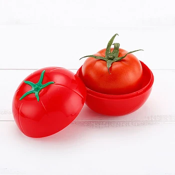 4PCS Maisto Užsklanda Nustatyti Daržovių Sandėliavimo Konteineriai Citrina, Pomidorų Formos Maisto Užsklandos Daugkartinio naudojimo Saugojimo Konteineris Šaldytuvas Dėžutę