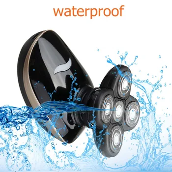 5 In 1 4D Įkrovimo Plikos Galvos Elektrinį skustuvą, Wet&dry, Naudokite Vandeniui atsparus Universalus Skustuvas
