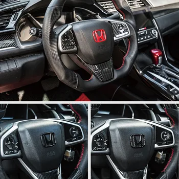 50*40MM ABS Automobilio Vairas Centro Emblema Lipdukas Honda Accord Odyssey CRV Pilotas Civic Miesto Pažvelgti Įkvepia Apdaila