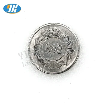 500pcs Arkadinis Žaidimas Simbolinis 25*1,8 mm, nerūdijančio plieno, žetonai, Žaidimo monetos, o ne valiutos monetų vykdytojas