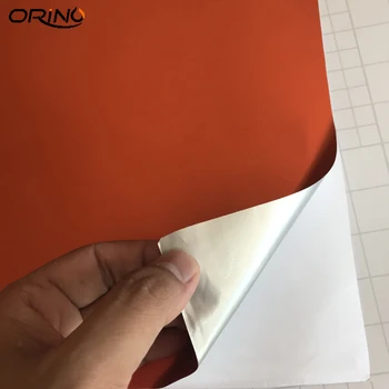 50x300cm Matt Metallic Orange Vinilo Folijos Automobilių Wrap su Oro Burbulas Nemokama 