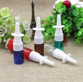 5ML spalvinga PET Tuščias Bauda Nosies Purškalas Rūkas Plastikinio Butelio, Kosmetikos Nosies Purškimo Butelis, Parfum Kelionės Butelis(Nemokamas pristatymas)